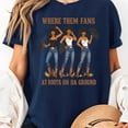 thumbnail image 3 of Where Them Fans at Boots On Da Ground Melanin Black Cowgirl T-Shirt Unisex, Sizes S-5XL, Tbun, 3 of 5