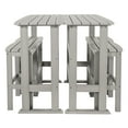 thumbnail image 6 of Highwood 6-pc Lehigh Balcony Set - Bar Height, Outdoor, Eco-friendly, Synthetic Wood, 6 of 9