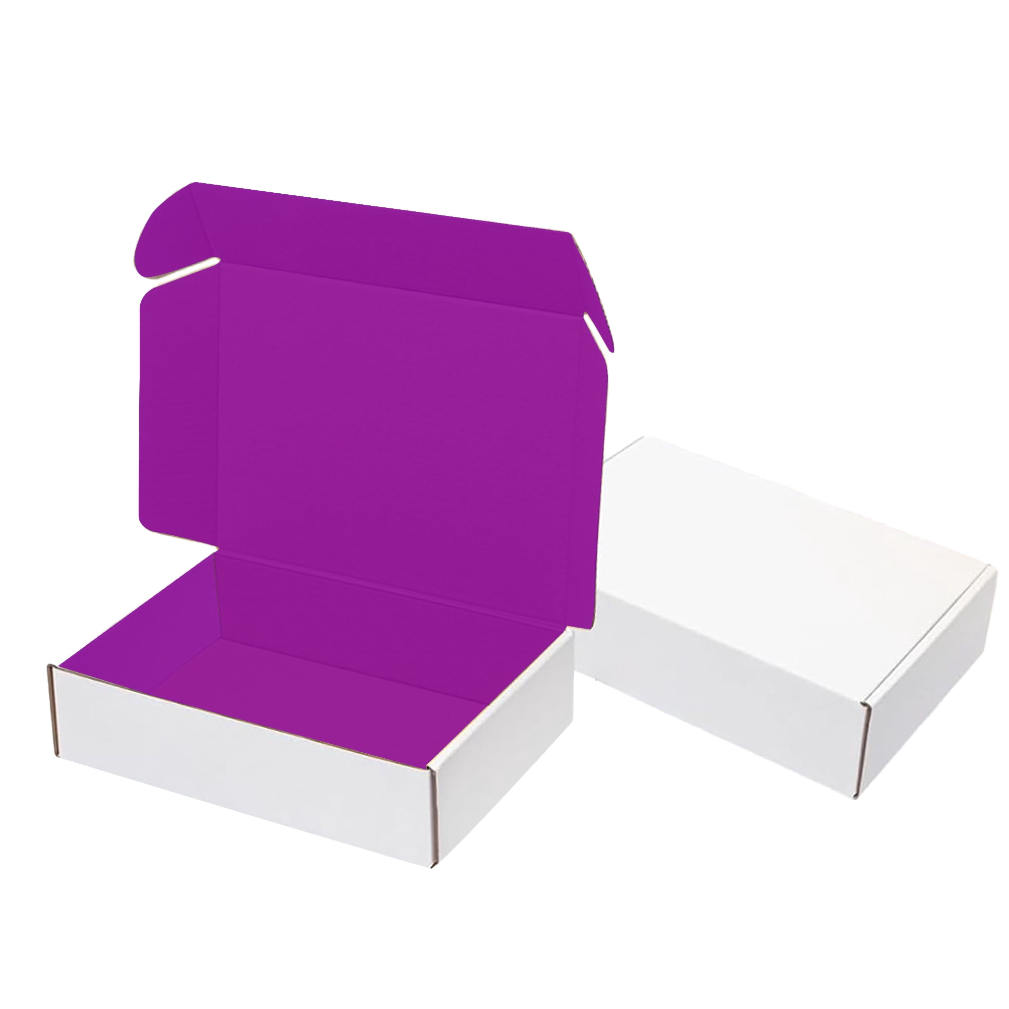 Ucanpack Corrugated Mailer Box Medium Packing Supplies For Moving Purple, 12 x 12 x 3" - 50 Pcs