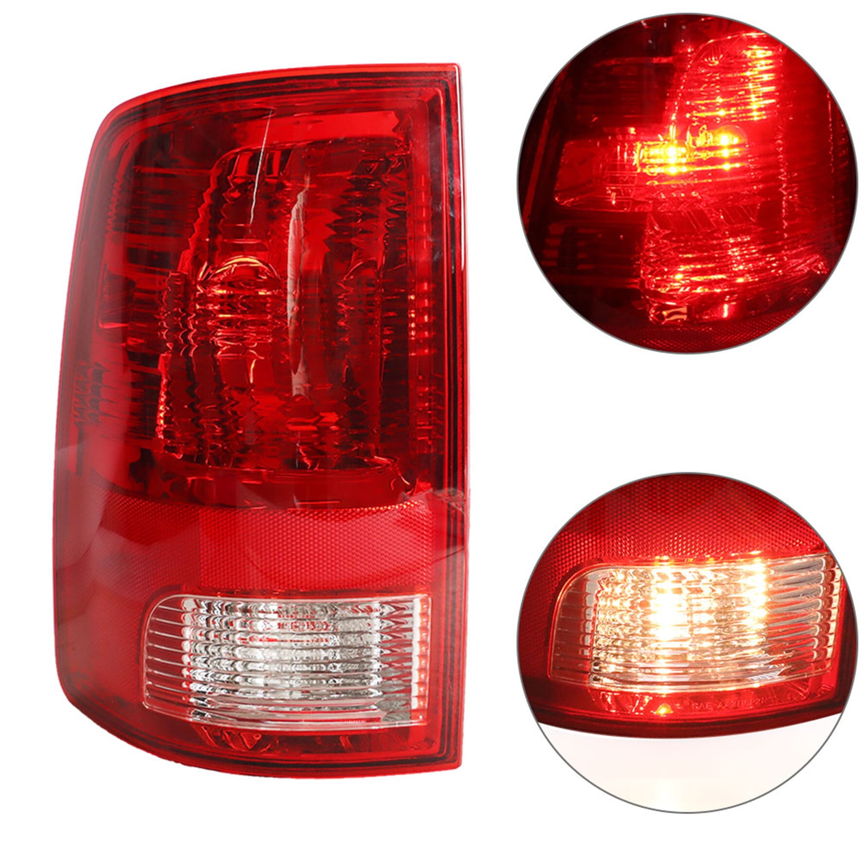 Genrics Driver Side LH Tail Light Brake Lamp Left Replacement for 2009-2017 Dodge Ram 1500 2500 3500 - CH2818124