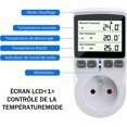 thumbnail image 4 of Toma De Termostato, Regulador De Temperatura Digital, Toma De Termostato Digital Programable Con Sonda, Temporizador Digital Programable, Toma De Termostato De Calefacción Para Gr, 4 of 5