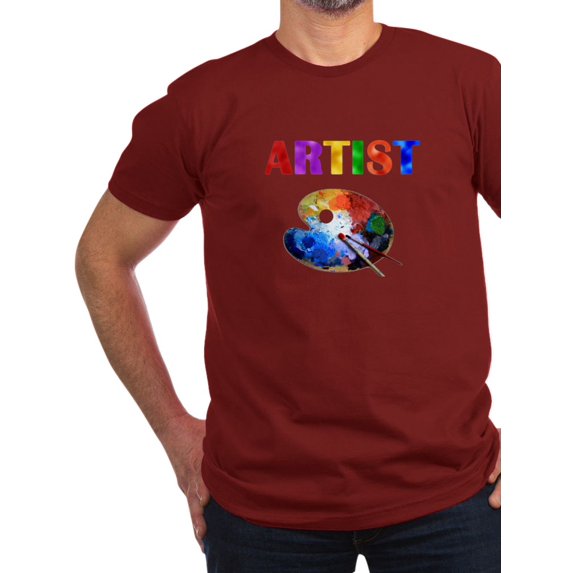 CafePress - Artist T Shirt - Men's Fitted T-Shirt