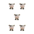 thumbnail image 1 of Wweixi Durable Animal Planter - Lightweight And Portable Succulent Pot Small Ceramic Plant Pot Stylish cow 5Set, 1 of 6