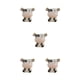thumbnail image 3 of Monstrate Maceta suculenta pequeña con estilo de cerámica, maceta de animales innovadora fácil de mantener y ecológica, vaca Type2 NO2, 3 of 6