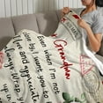 thumbnail image 2 of Mothers Day Grandma Gifts, Gifts for Grandma Blanket, Grandma Birthday Gifts from Grandkids, Best Grandma Gifts, Birthday Gift for Grandmother, Grandma Gift Ideas for Mothers Day Throw Blanket 50"x60", 2 of 6