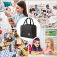 thumbnail image 5 of Bolsa de almuerzo con aislamiento reutilizable, caja de asas más fresca, preparación de comidas para hombres y mujeres, trabajo, picnic o viaje, 5 of 5