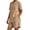 Khaki, variant on Arlun Womens Linen 2 Piece Sets Neck Button up Short Sleeve Shirts and Wide Leg Shorts Set Summer Relaxed Fit Casual Two Piece Outfits Solid Color Matching Set Daily Wear Red XL