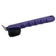 thumbnail image 5 of Durable Purple Horse Hoof Pick & Brush with Wave Grip Handle Stable Accessory, 5 of 5