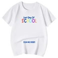 thumbnail image 4 of WOYY Last Day of School T-Shirt for Girls Letter Print Summer Casual Short Sleeve Tshirt, 4 of 4