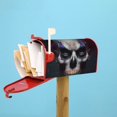 thumbnail image 6 of Yiaed Modern Abstract Colorful Skull C Print Mailbox Covers, Magnetic Mailbox Cover, Mail Box Covers for Garden Outdoor Decor Box Covers-21x18 in, 6 of 8
