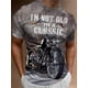 thumbnail image 3 of Camiseta con estampado de motocicleta 3D para hombre, camisa clásica Vintage de manga corta para hombre, camisas de motorista de paseo callejero, Tops de gran tamaño, 3 of 4