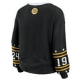 thumbnail image 3 of Women's WEAR by Erin Andrews Black Boston Bruins Long-Sleeve Sport T-Shirt, 3 of 6