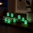 thumbnail image 6 of Aoznliie Mini Glow in Dark Ghost Figurines, 10 Pack Resin Halloween Ornaments, 1 inch Glowing Decor for Micro Landscape, Multicolor, 6 of 7