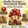 thumbnail image 2 of Whimsical Village 3D Fabric Poke Art Kit, Poke Art Kits for Adults, Creative Screen-Free Activity for Weekend Crafting and Unique Gift Idea (Beehive Honey), 2 of 8