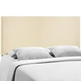 thumbnail image 1 of Region Queen Upholstered Fabric Headboard - Ivory, 1 of 4