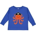 thumbnail image 3 of Inktastic Pirate Octopus Kids Funny Boys or Girls Long Sleeve Toddler T-Shirt, 3 of 5