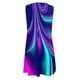thumbnail image 4 of Gibobby Vestidos para Mujer Mujeres Vestido suelto de verano Sleeveless Floral imprimir Hollow fuera V cuello vestido Casual Beach vestido Mini(Púrpura oscuro,CH), 4 of 4