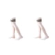 thumbnail image 3 of Jumpingount Paquete de 4 calcetines hasta la rodilla para mujer de 32 cm, medias hasta el muslo para Cosplay Type7 NO7, 3 of 6