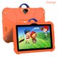 thumbnail image 3 of Tableta para niños con diseño de dibujos animados, 7 pulgadas, cuatro núcleos, 4 GB de RAM, 64 GB de ROM, Android, juegos educativos y de aprendizaje, regalos para niños, 3 of 5