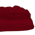 thumbnail image 6 of Royale Linens Fitted Sheet King - Brushed Hotel Quality 1800 Ultra- Soft Wrinkle & Fade Resistant - Bottom Sheet - Deep Pocket Stretches Up to 16" - Fitted Sheet Only - Elastic Sheet (King, Burgundy), 6 of 10