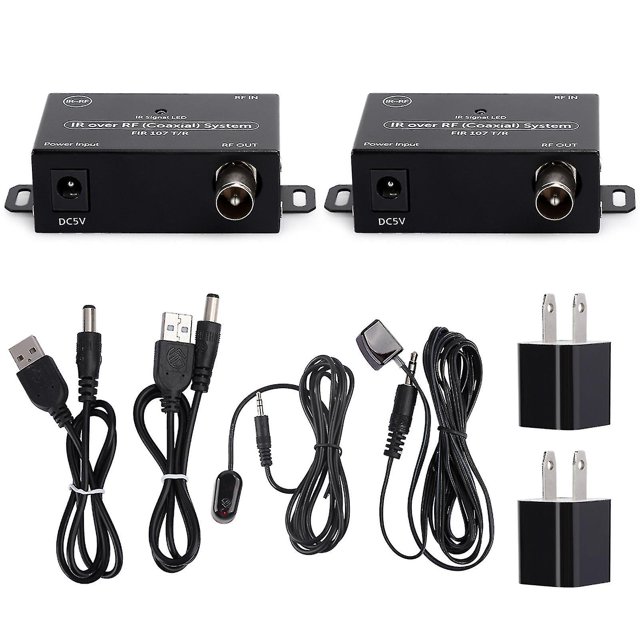 Kit de sistema de repetidor remoto por infrarrojos: extensor de infrarrojos por radiofrecuencia (EE. UU. 110-240 V)