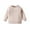 Beige, variant on OSOLU Toddler Boys Long Sleeve Letter Embroider T Shirt Pullover Tops Clothes Baby Leisure Dailywear, 6-12 Months