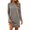 Coffee, variant on Tqcoqu Women's Long Sleeve Casual Sweatshirt Dress,Crew Neck Knitted Soft Fall Winter Tunic Dress With Side Slits