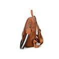thumbnail image 5 of hirigin PU Leather Backpack 2022 Women Fashion Business Casual Style Large Capacity Waterproof Shoulder Daypack for Daily, 5 of 8