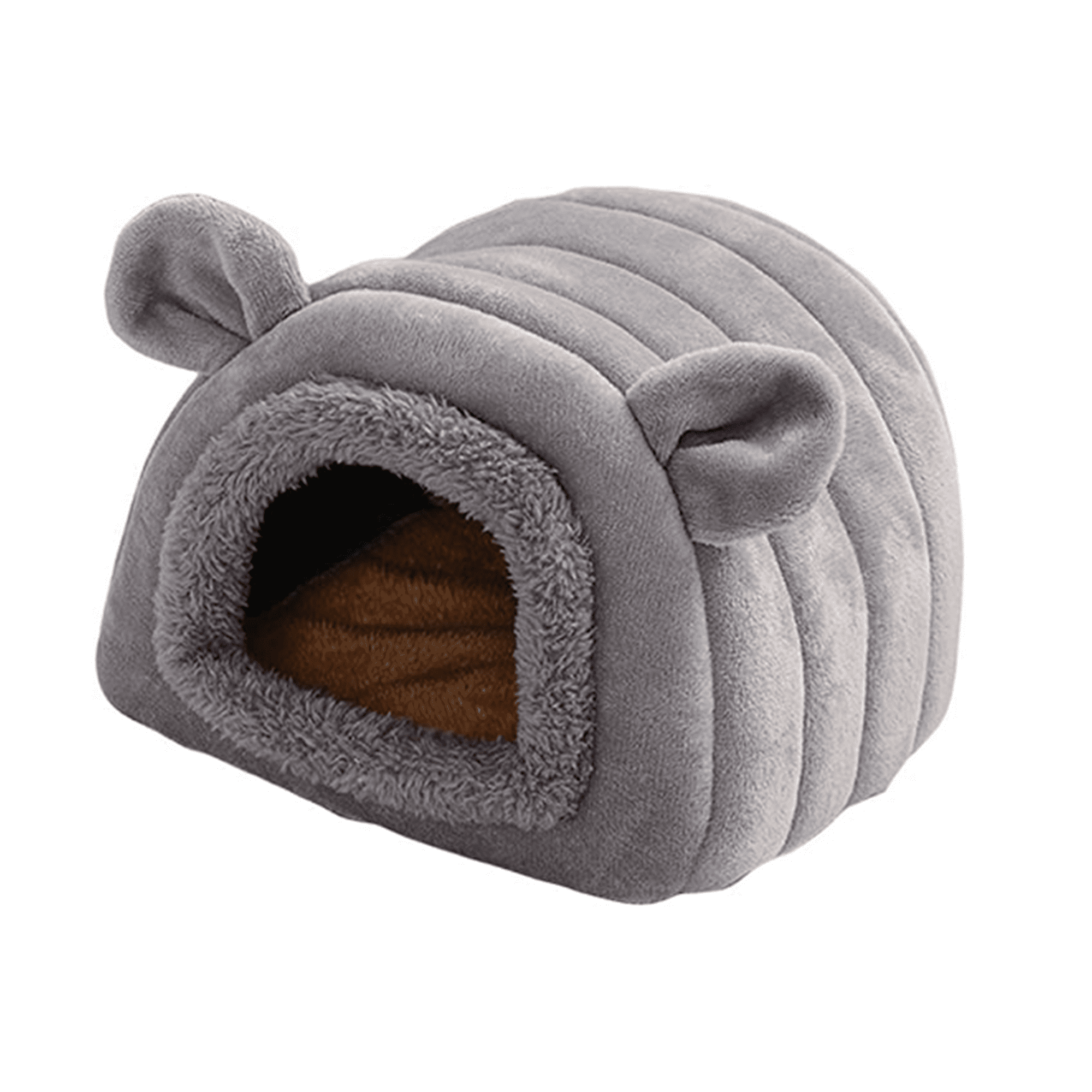 QUETO Hamster Bed Winter Warm Small Animals House Cave Pet Cozy Hiding Sleepers Nest Bed for Hedgehog Rat Chinchilla Gerbil Squirrel Guinea Pig Walmart