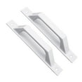 thumbnail image 5 of Haqieyen 2PCS Heavy Duty Barn Door Handle for Sliding Wooden Gate (White), 5 of 5