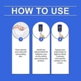 thumbnail image 5 of Portable Blood Glucose Monitor with Leg Foot Discomfort Relief Feature Compact Health Tracking Device with Clear Display Readings Management, 5 of 5