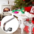 thumbnail image 4 of LACKUST Christmas Ornament Hooks Clearance,Metal Christmas Stocking Hooks Fireplace Hanger with Non-Skid Design,Bronze, 4 of 4