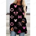 thumbnail image 1 of Elegant Women's musical note Print Long Sleeve Tees Tshirts Ladies Disney Mickey Mouse Casual Streewear O-Neck Fashion T-shirts4XL Gao Jinjia LED, 1 of 2