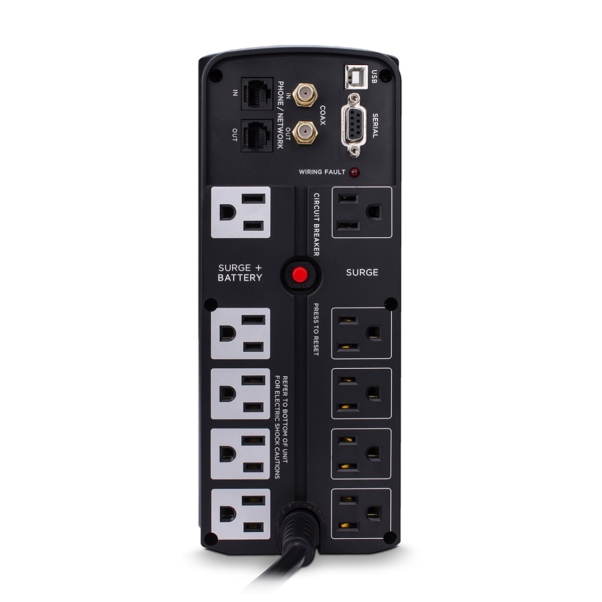 CyberPower CST135XLU 1350VA/810W Simulated Sinewave LCD Battery Backup UPS System, Black