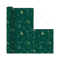 Christmas Wrapping Paper youngster Gift Box Christmas Tree Gift Pile Kraft Paper 19.68 X 27.55 Inches for Holiday Packaging