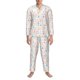 thumbnail image 3 of Balery Happy Easter Pijama para Hombre de Dos Piezas con Manga Larga, Conjunto de Dormir y Descanso Suave con Bolsillos-Small, 3 of 7