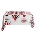 thumbnail image 1 of Christmas Tablecloth Dustproof Add Atmosphere Square European Style Creative Printing Table Protector Cover Daily Use, 1 of 8