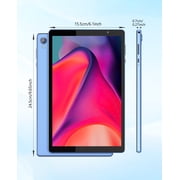 Android Tablet, 10 inch Android 14 Tablet, Quad-core CPU, RAM 4GB（2G+2G）, ROM 32GB (Up to 1TB), 800x1280 IPS, WiFi 6, 2MP+2MP, 6000mAh, Blue