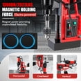 thumbnail image 3 of AKDSteel Powerful Magnetic Drill Press, Portable Electric Drilling Machine For Metal Surfaces, Suitable For Industrial And Home Use, 3 of 7