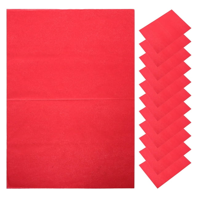 unbranded Papel De Regalo Rojo Para Con Floral Para Manualidades Y Envoltura Elegante
