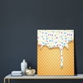 thumbnail image 5 of KLL White Ice Cream Print Canvas Wall Art, Canvas Painting Prints Canvas Art Wall Decor Home Decoration for Living Room Bedroom Office, 5 of 6