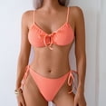 thumbnail image 2 of MSJUHEG Bathing Suit for Women,Boho Swimsuits for Women,Thong String 2 Piece Bikini Set,Bathing Suits for Women,Bikini Sets for Women,Push Up,Bralette Bikini Set Orange XL, 2 of 6