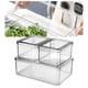 thumbnail image 3 of Recipiente transparente para almacenar alimentos, conserva la fruta fresca y sirve para guardarlo en el refrigerador. Establecer A, 3 of 9
