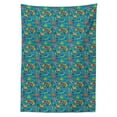 thumbnail image 3 of Ambesonne Dinosaur Tablecloth Rectangular Table Cover, Prehistoric Period, 60"x90", Multicolor, 3 of 4