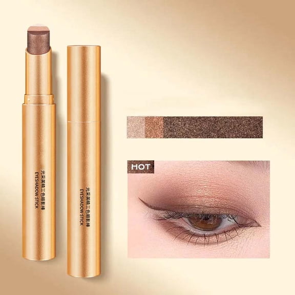 HYLLai 3-in-1 Eye Shadow Pen Long Lasting Eye Shadow Pen Matte And Shimmering Eye Shadow Creamy Eye Shadow Pen With Long Lasting Color 3.5g