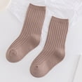 thumbnail image 4 of hirigin Baby Spring Autumn Ribbed Socks Solid Color Non Skid Socks, Toddler Mid Tube Elastic Socks, 4 of 4