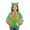Green, variant on Girls Sweatshirt Zip-Up Cute Cat Print Hoodies Casual Loose Teen Kids Halloween Sweat Outerwear Fall Outfits 2-15 Years