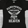 thumbnail image 4 of Inktastic Handpicked for Earth by My Aunt in Heaven with Angel Wings Boys or Girls Baby Bodysuit, 4 of 5