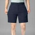 thumbnail image 6 of BXINGOHAI Men's Golf Shorts Casual Stretch Lightweight Work Dress Shorts Navy,L, 6 of 6