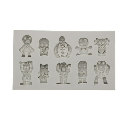 

Halloween Series Silicone Chocolate Mould Cake Decor Kitchen Baking Accessories